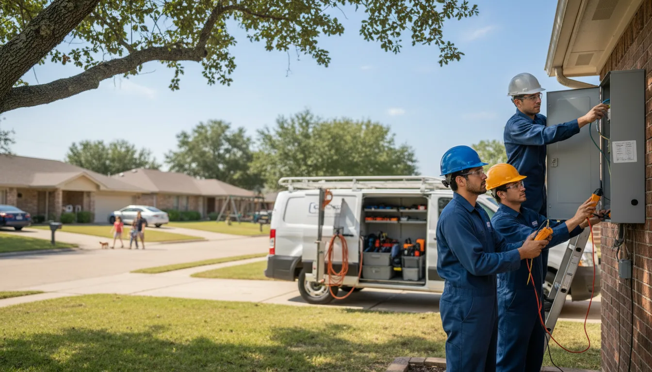 Certified electrician providing emergency electrical services in Calvin, LA